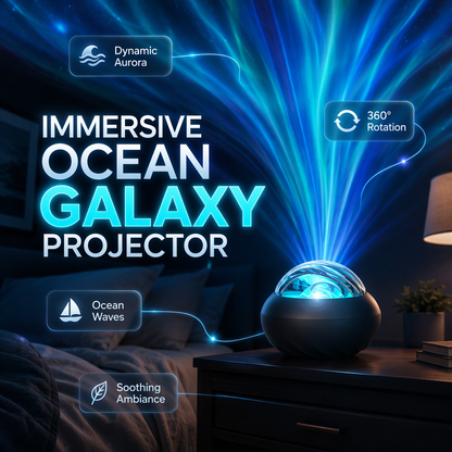 🌌Ocean Dinosaur Projector Lamp – Popular with over 100,000 users