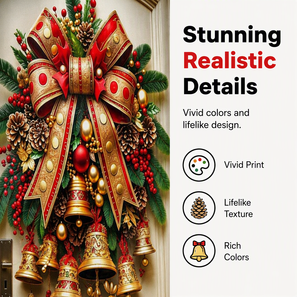 Christmas Bell Door Curtain（2D）