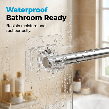 Transparent Hanging Rod Clip