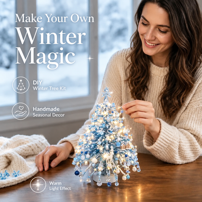 🎄✨ DIY Beaded Christmas Tree Kit – 🎅Create Your Own Sparkling Holiday Decoration