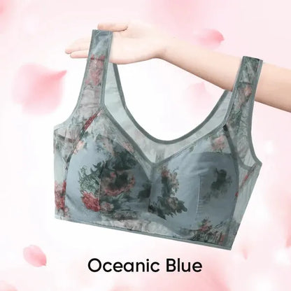 🎁 Super gather bra | Ice Silk Lace Cooling Comfort Bra