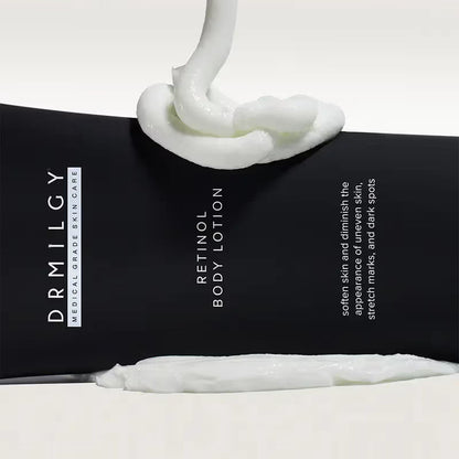 DRMILGY Retinol Body Lotion 6 oz with Shea Butter and Ceramides Skin Care Hydrating