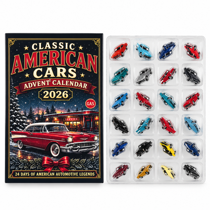 💯🚜🚗🎄 2026 Vehicle-Themed Countdown Calendar Series — 24 Days of Exploring Classic Machinery, Trucks, and Legendary Military Vehicles 🎁✨ Flat Acrylic Design