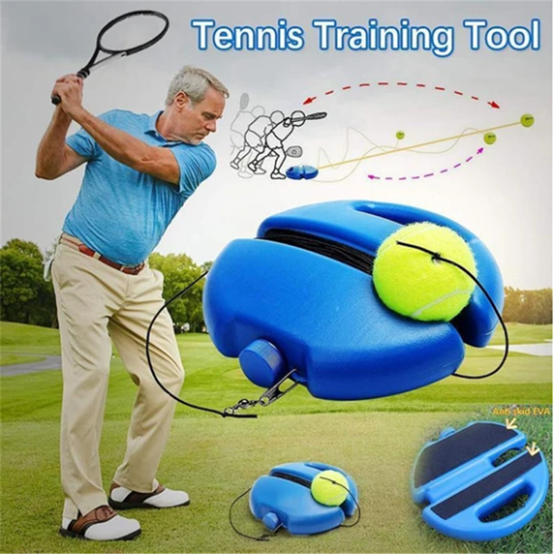 🏃 KIT Tennis Trainer – Self-study tool, adjustable height & stable base – improves your swing and accuracy anywhere 💪