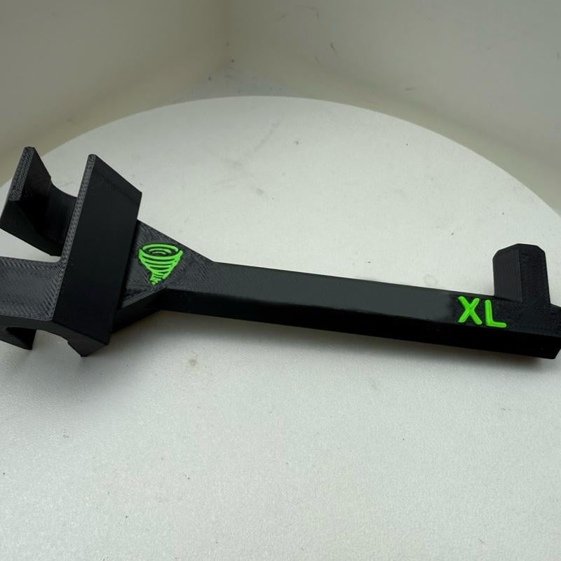 Twist-On 2.0 “XL” – Nearly Universal Bow Hanger for Trucks & SUVs - Printed from ASA will not melt/warp– Spacer Ring Included | 20% Stronger | Quick No-Tool Install