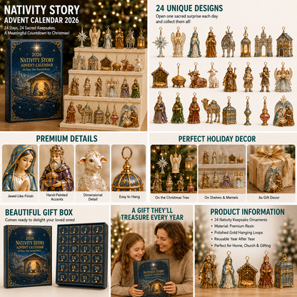 ⏰ Limited anniversary edition🔥2026 Advent Calendar: The Coming of Jesus（2D）
