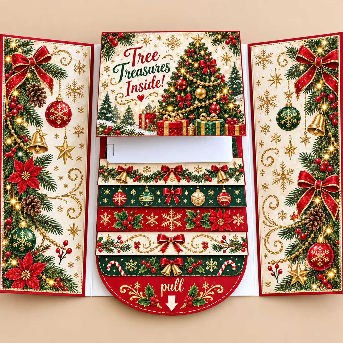 2026 New 🎅💳 Waterfall Christmas Gift Card Booklet ✨