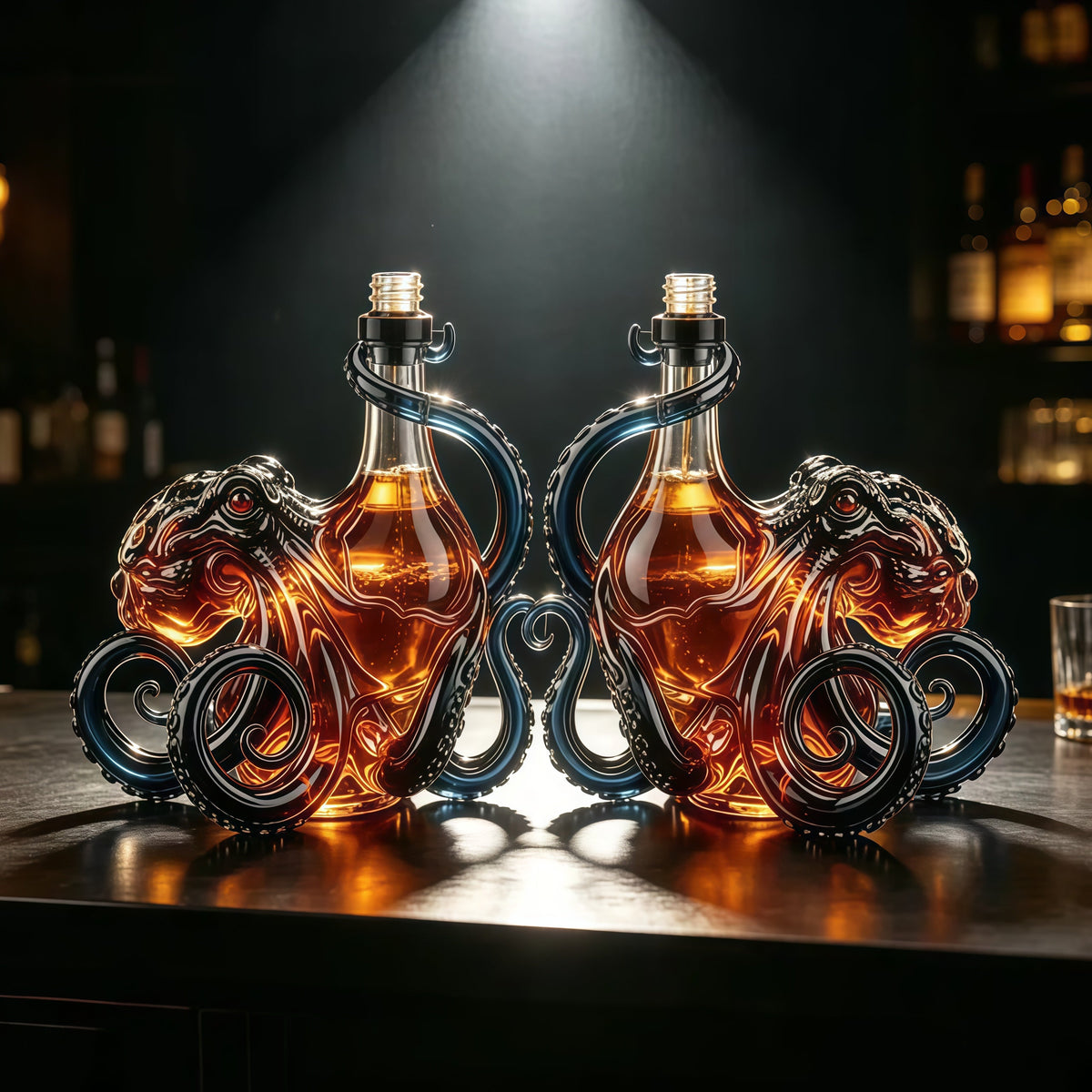 🎁 The Rum Edition 3D Octopus Bottle 🐙🥃
