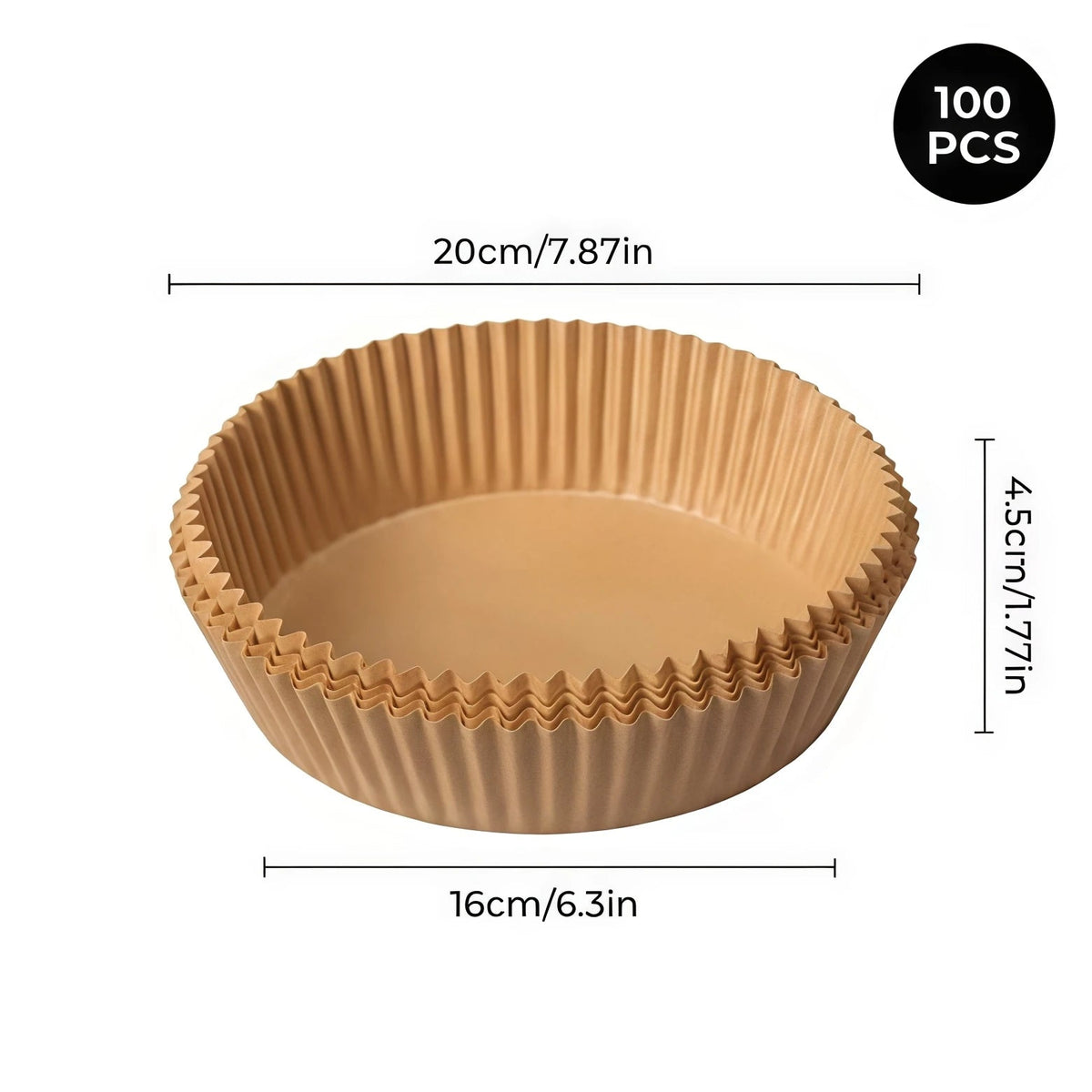 Non-Stick Air fryer Paper（Food-grade parchment paper）