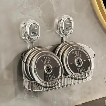 No Drilling Bathroom Suction Storage Box