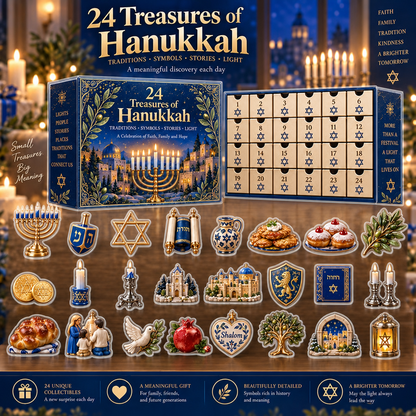24 Treasures of Hanukkah – Traditions, Symbols & Light Countdown Calendar