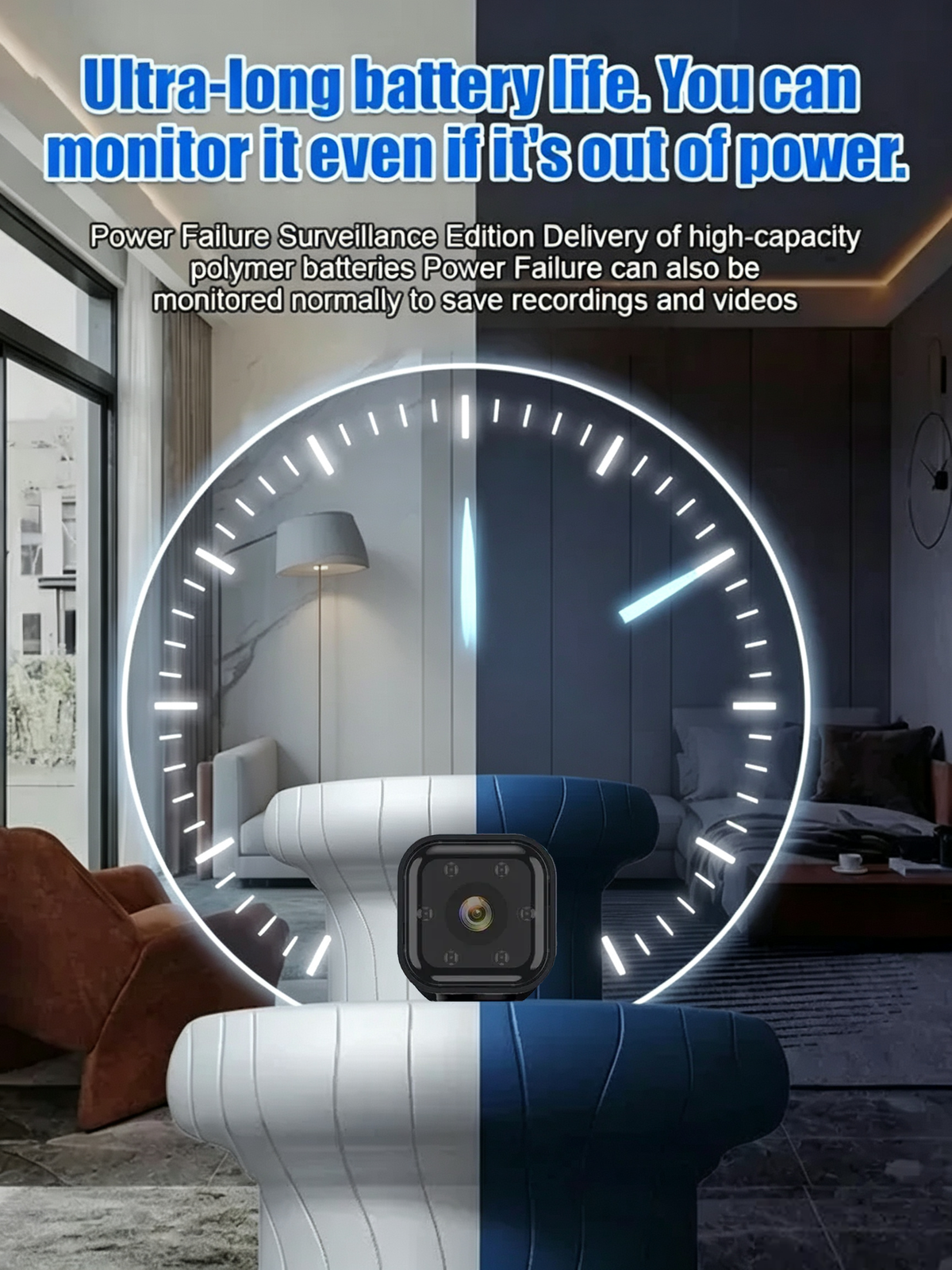Smart WiFi Security Camera – HD, Night Vision, Motion Detection, Low Power