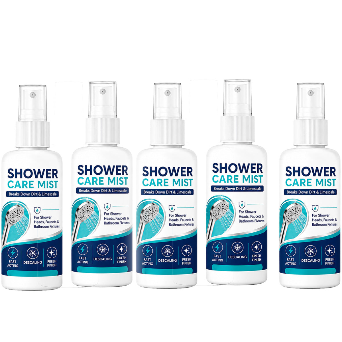🚿✨Fast-Acting Shower Limescale Remover Spray – Dissolves stubborn mineral deposits & hard water stains. Restores water flow & shine – just spray & wipe! 🧼💪