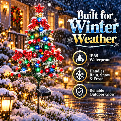 🔥Solar Cedar Christmas Tree Lights| Festive Outdoor Holiday Decor
