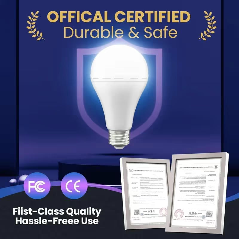 Rechargeable Emergency Light Bulbs