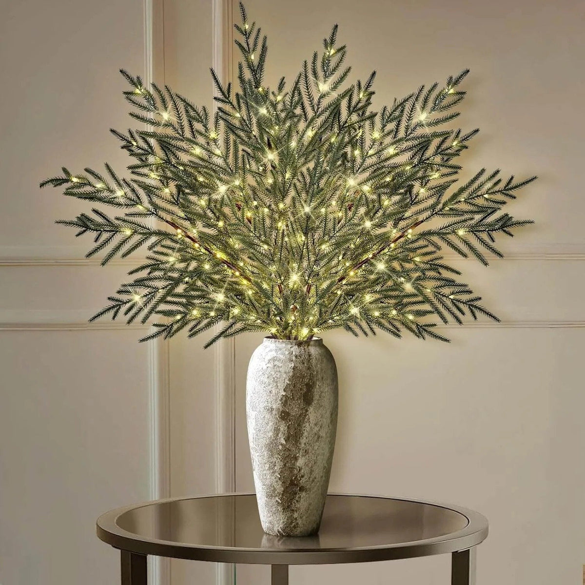 🔥Christmas Sale🎁🎄36" Christmas Lighted Norfolk Pine Branches