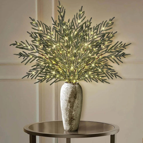 🔥Christmas Sale🎁🎄36" Christmas Lighted Norfolk Pine Branches