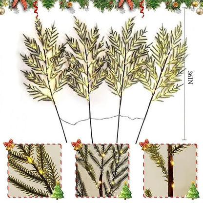 🔥Christmas Sale🎁🎄36" Christmas Lighted Norfolk Pine Branches
