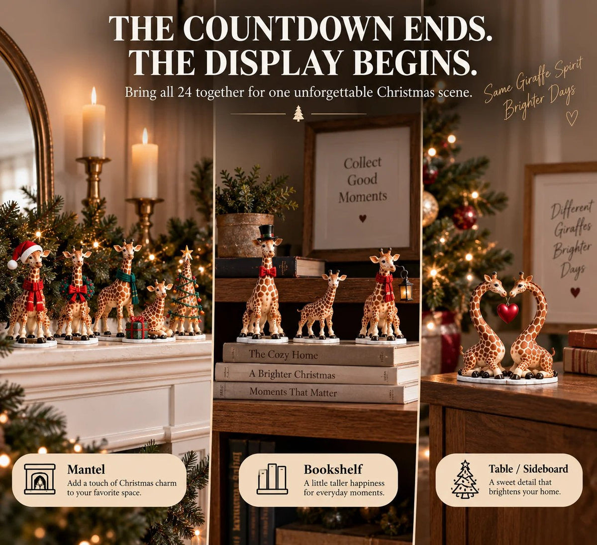 🦒 24 Days of Giraffe Christmas — 24 Unique Holiday Characters