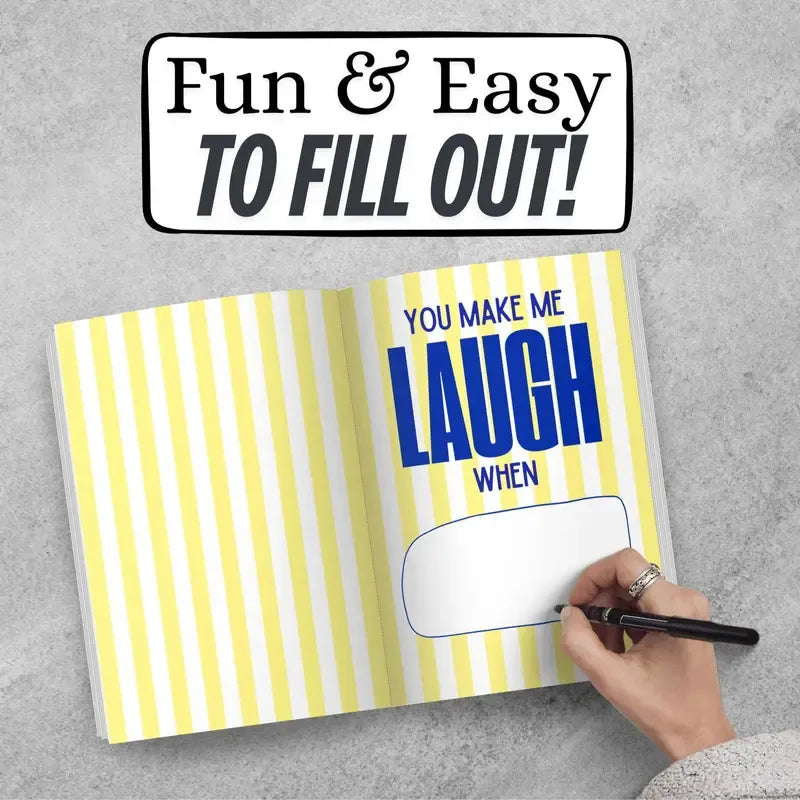 Just A Few Things I Love About You (Okay, A Lot) Romantic Couples Fill-In-The-Blank Gift Book.