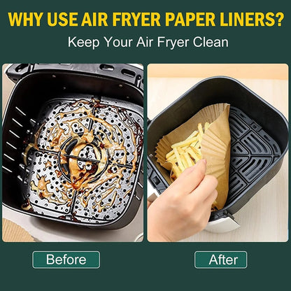 Non-Stick Air fryer Paper（Food-grade parchment paper）