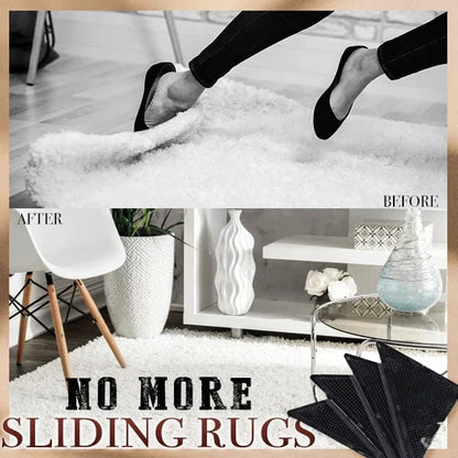 🔥🔥 Rubber Anti Curling Non Slip Skid Pads -8pc Set