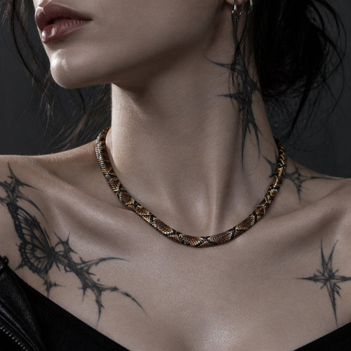 Serpent Statement Necklace – A Symbol of Mystery & Power