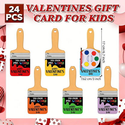 Mini Watercolor Paint Sets For Valentines Day Gifts