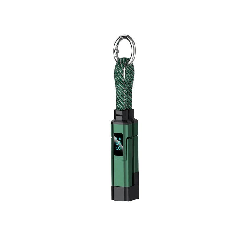 4-in-1 Digital Display Keychain Charging Cable🔋📱