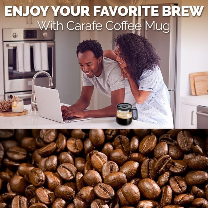 💕49% OFF💖☕ 16 Oz Glass Coffee Mug – Coffee Pot Style