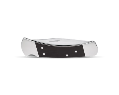 Classic Folding Hunting Knife Collection: 420HC & MagnaCut Steel Blades with Genuine Ebony & Brass/Nickel Silver Handles