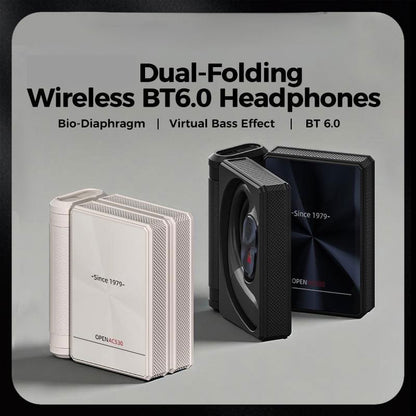 Headphones Bluetooth with Dual-Fold Design
