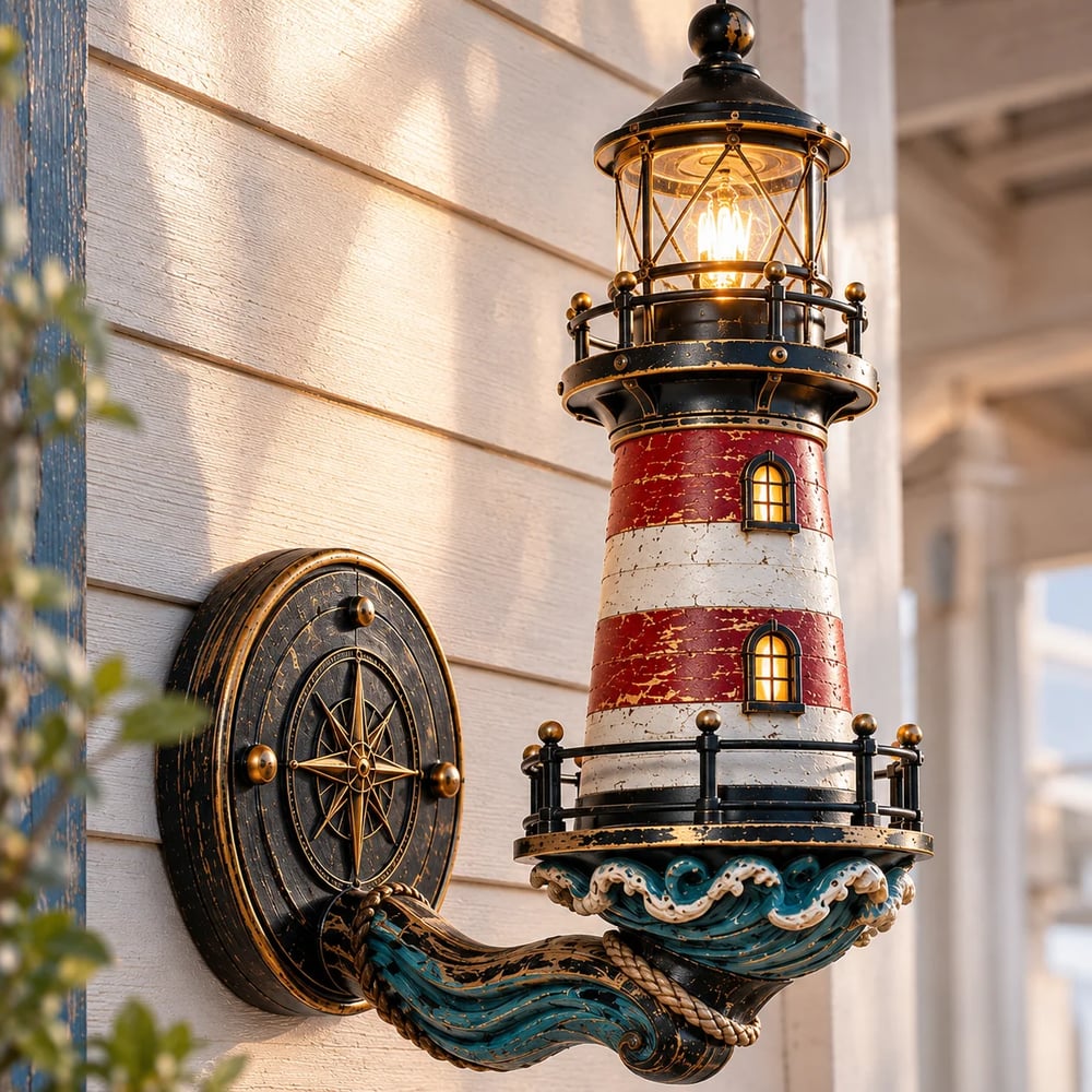 🌊Vintage wall lamp in coastal and lighthouse style