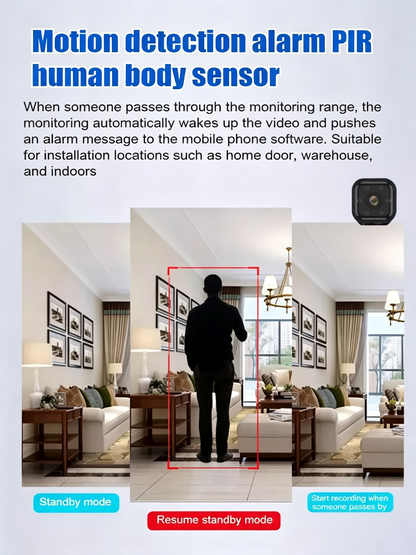 Smart WiFi Security Camera – HD, Night Vision, Motion Detection, Low Power