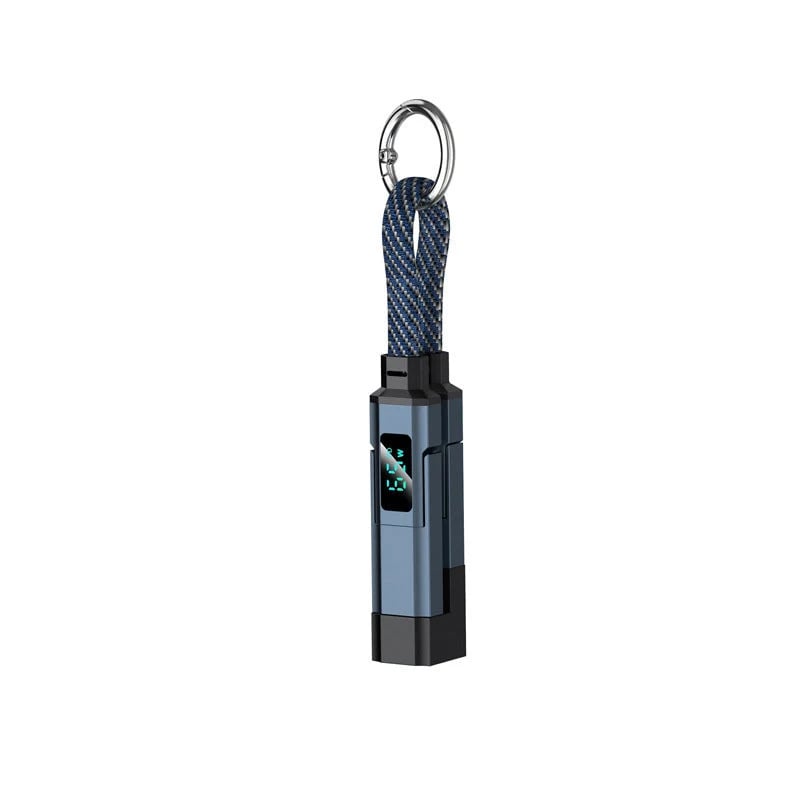 4-in-1 Digital Display Keychain Charging Cable🔋📱