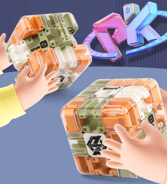 Large Labyrinth 3D Puzzle Maze Cube 🧩✨ – Engaging Brain Teaser Toy for Kids & Adults 🧠