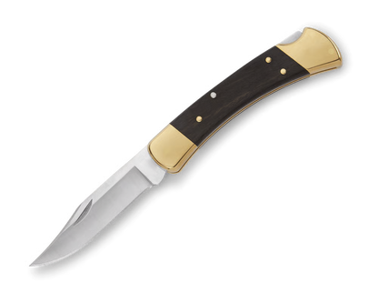 Classic Folding Hunting Knife Collection: 420HC & MagnaCut Steel Blades with Genuine Ebony & Brass/Nickel Silver Handles