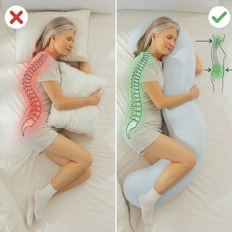 Pea Pod Body Pillow for Adults