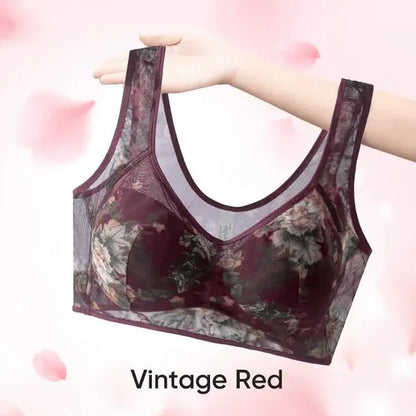 🎁 Super gather bra | Ice Silk Lace Cooling Comfort Bra