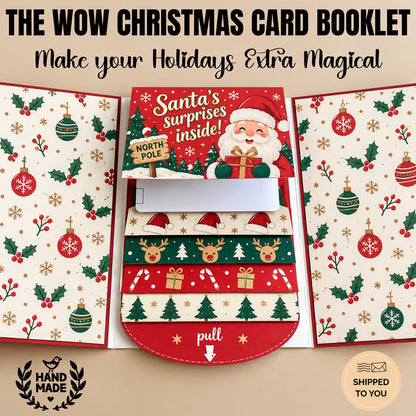 2026 New 🎅💳 Waterfall Christmas Gift Card Booklet ✨