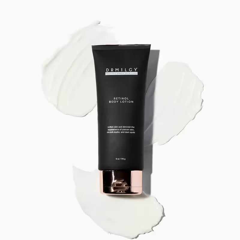 DRMILGY Retinol Body Lotion 6 oz with Shea Butter and Ceramides Skin Care Hydrating