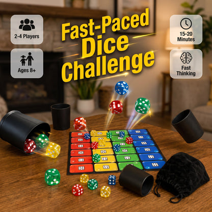 🎲Rock Dice Game 🔥 Dice Rolling Board Game