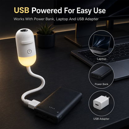 💡🌃2-in-1 Galaxy Star Projector USB Night Light for Indoor Decor