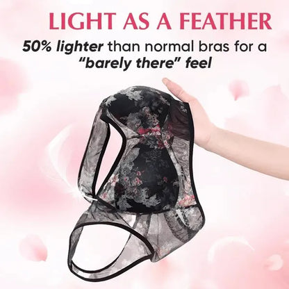 🎁 Super gather bra | Ice Silk Lace Cooling Comfort Bra