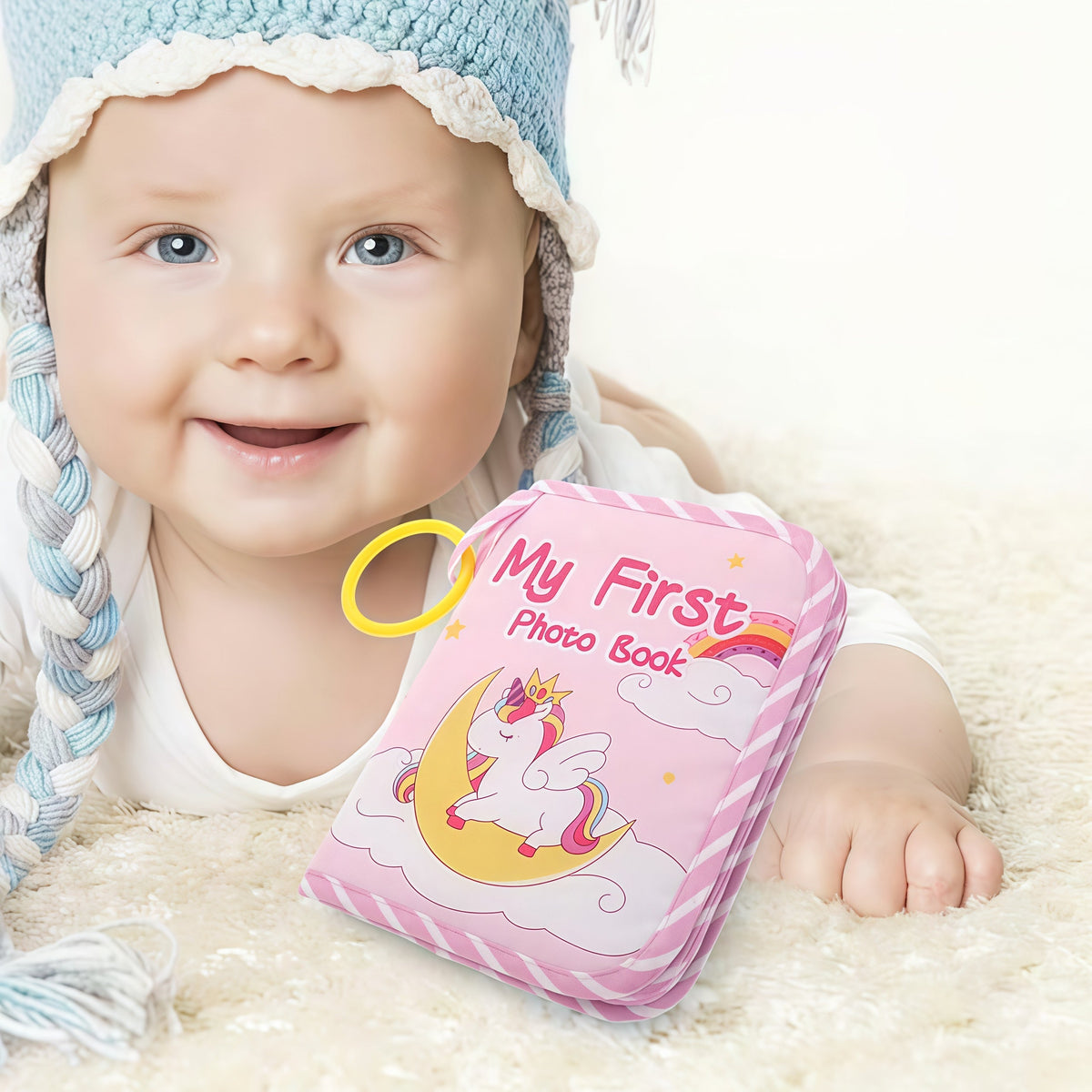 My First Baby Photo Book with Safe Mirror