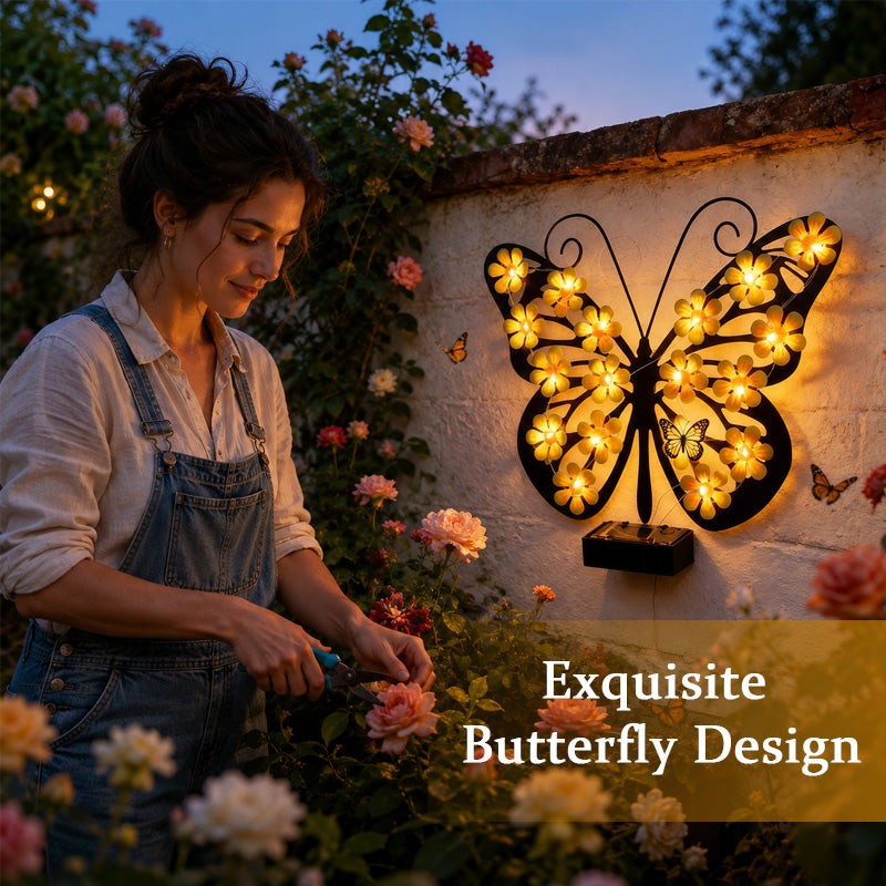 Solar Butterfly Garden Light