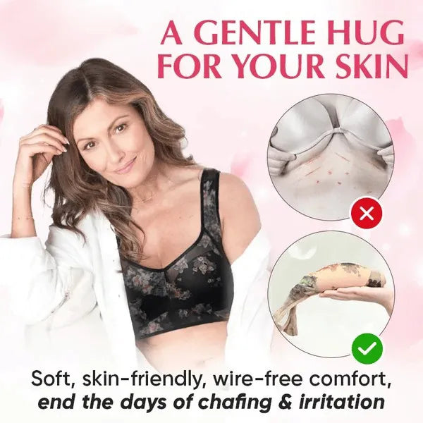 🎁 Super gather bra | Ice Silk Lace Cooling Comfort Bra