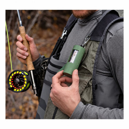 Clip-On Fly Box Lightweight Magnetic Fly Storage with Quick One-Handed Access