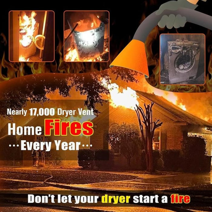 Dryer Exhaust Pipe Cleaning Kit