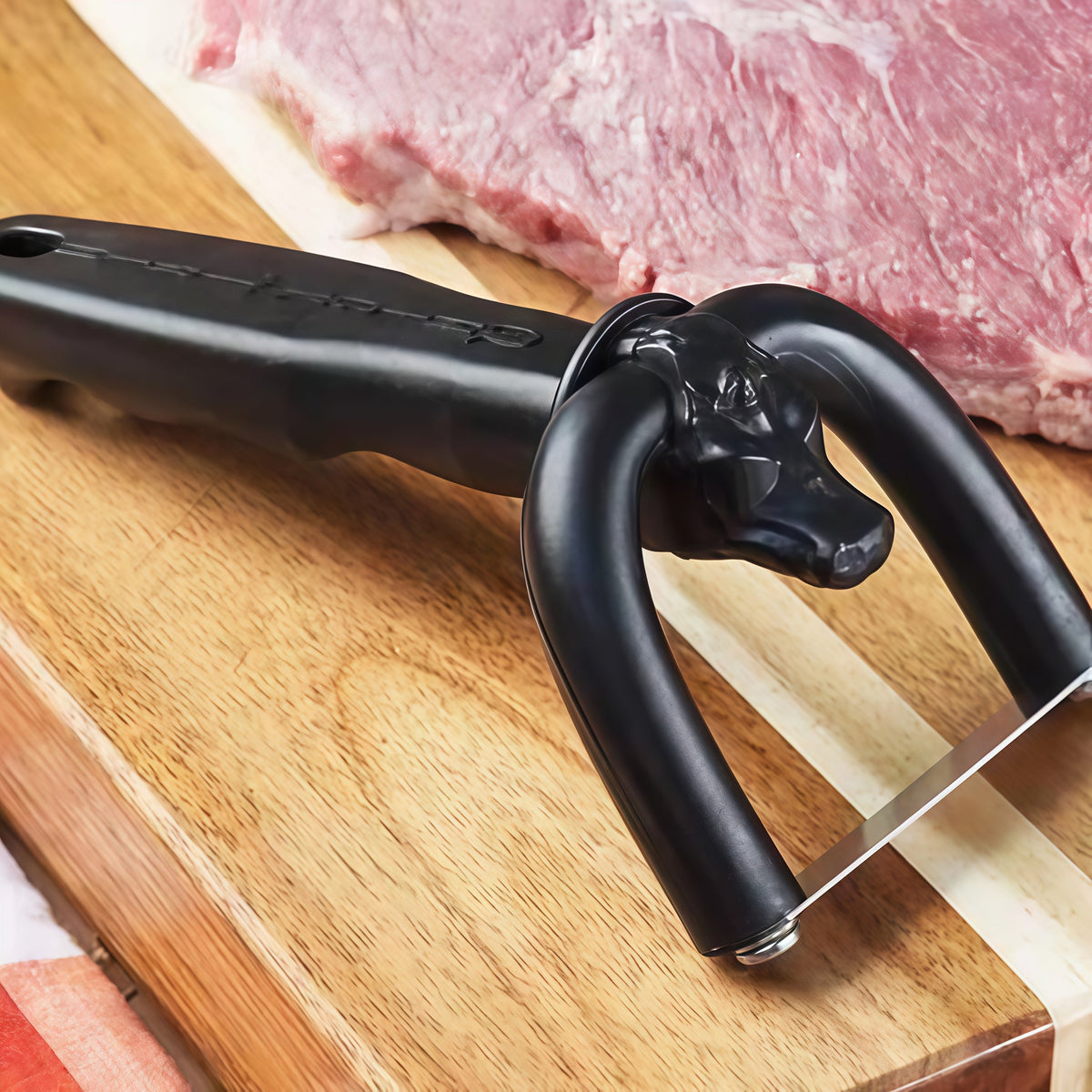 🥩 Handheld Fat Trimmer for Beef & Pork, Portable Meat Fat Remover Tool, Easy Brisket Trimming BBQ Kitchen Gadget